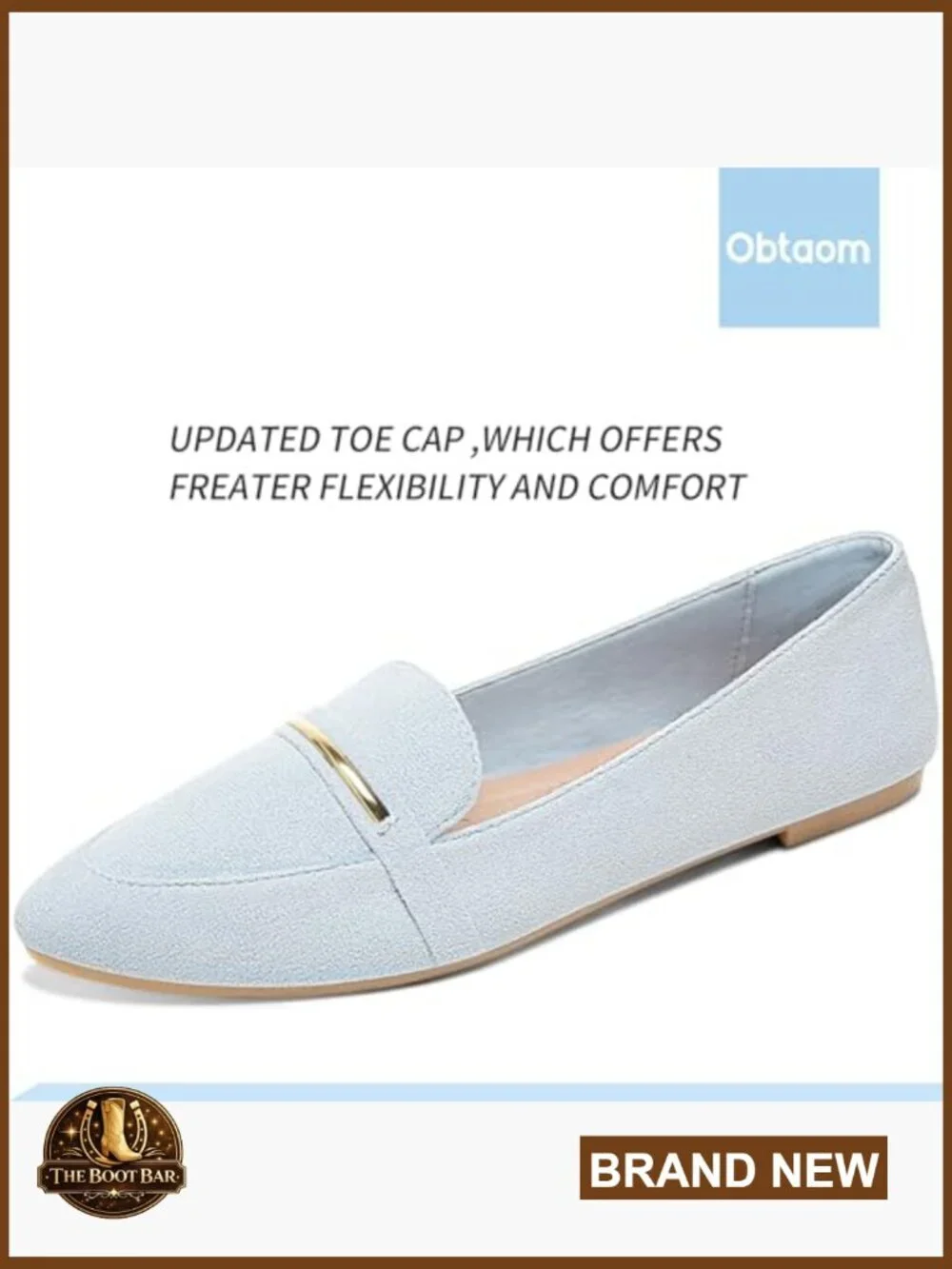 Pointed Toe Loafers Faux Suede Flats Memory Foam Slip On Work Shoes
